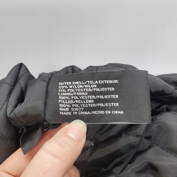 A.n.a Black Hooded Coat Jacket w/ Pockets - Picture 5 of 6